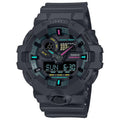 G-Shock Casio GA-700 Series Analog-Digital Multi-Color Black Resin Watch 57.5mm - GA700MF-1A - Velora Luxury Fashion
