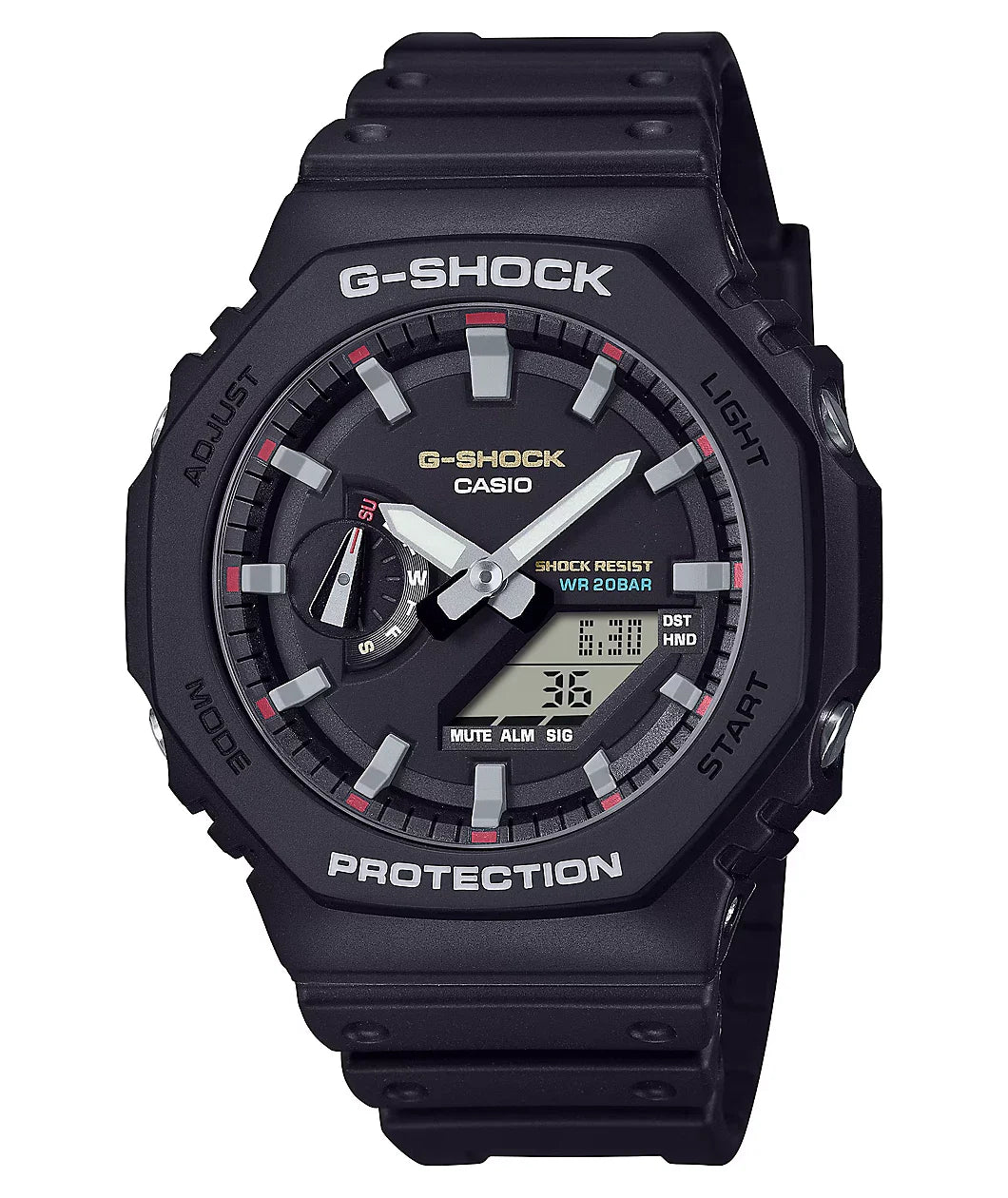 G-SHOCK Analog Digital Red Line Series Carbon Core | GA2100RL-1A