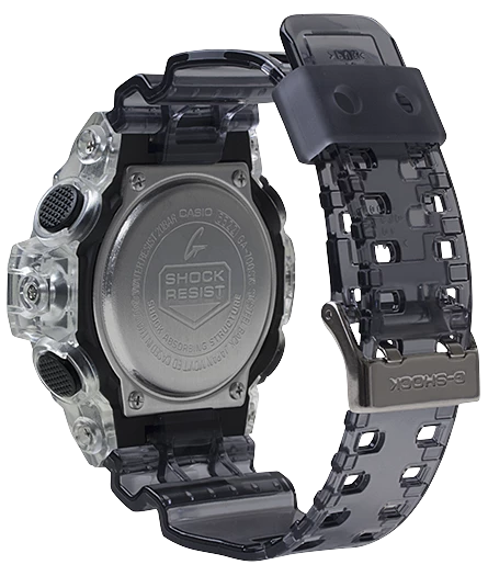 CASIO G-Shock Analog-Digital Semi-Transparent Resin Clear/Black | GA700SK-1A