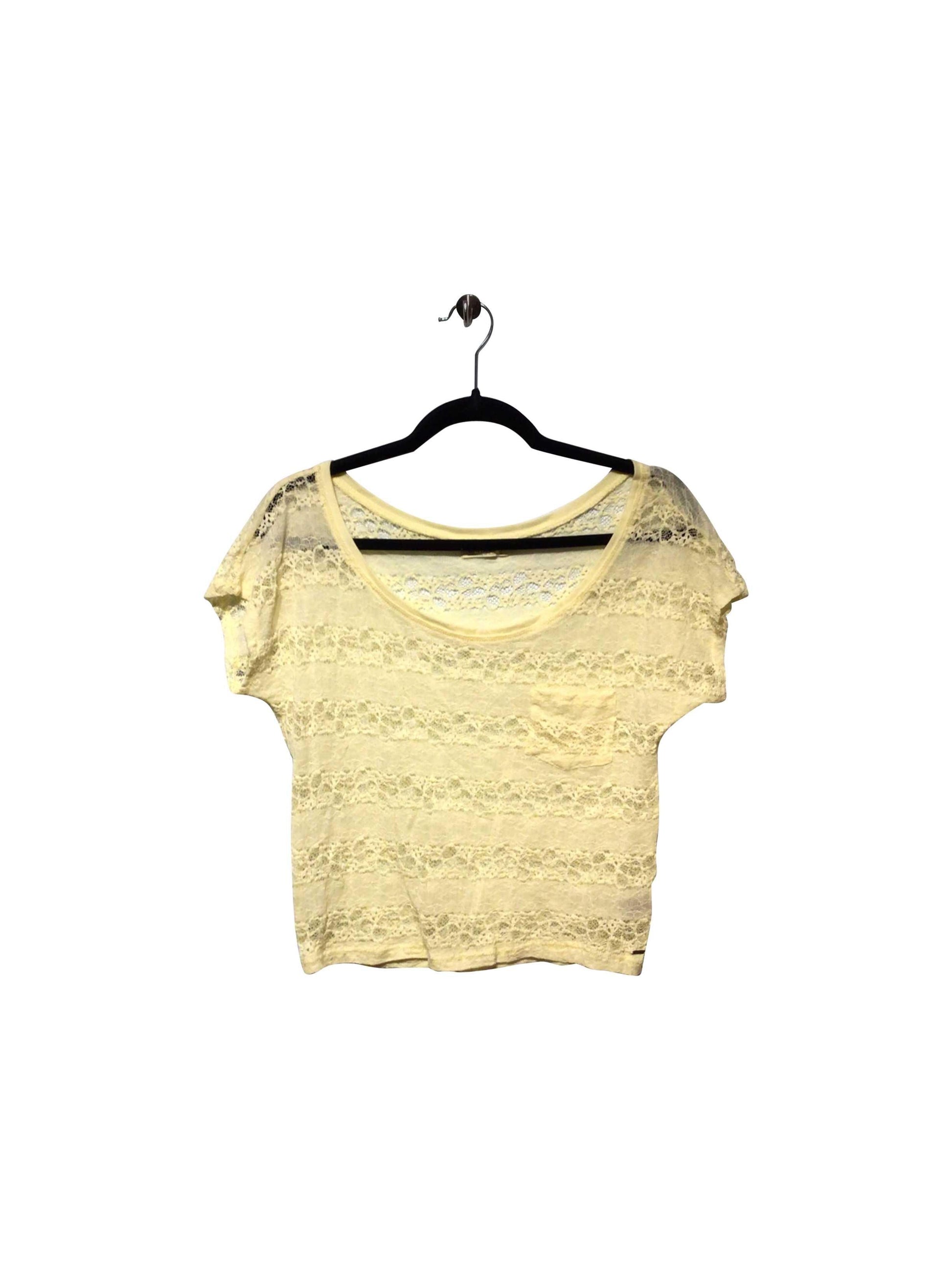 GARAGE Regular fit Crop top in Yellow - XS - Velora