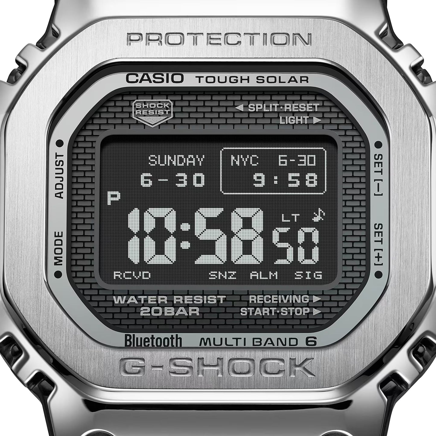 CASIO G-Shock Full Metal 5000 Series Silver | GMWBZ5000D-1