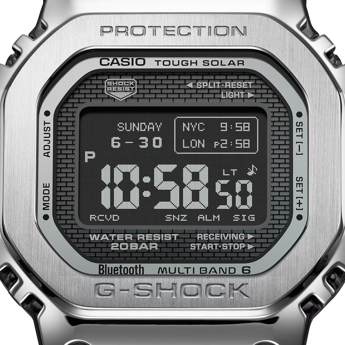 CASIO G-Shock Full Metal 5000 Series Silver | GMWBZ5000D-1