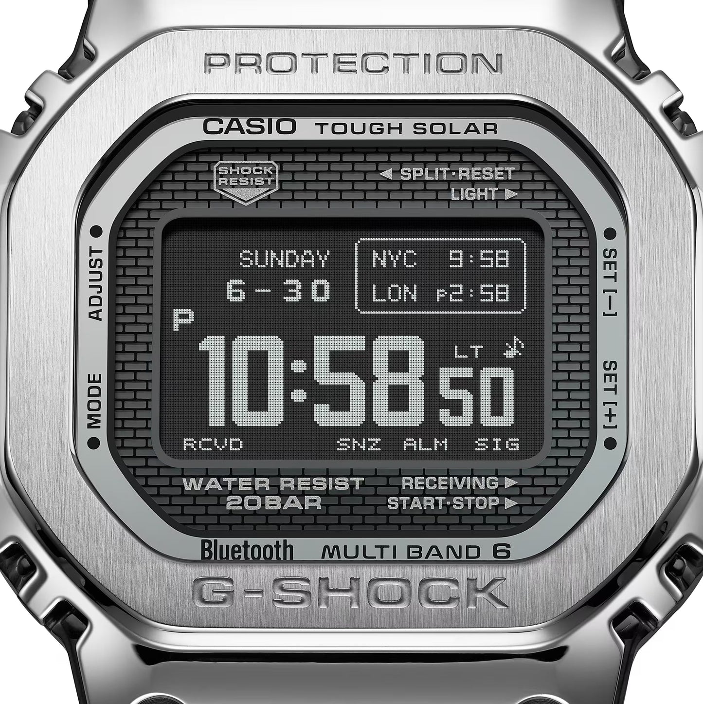 CASIO G-Shock Full Metal 5000 Series Silver | GMWBZ5000D-1