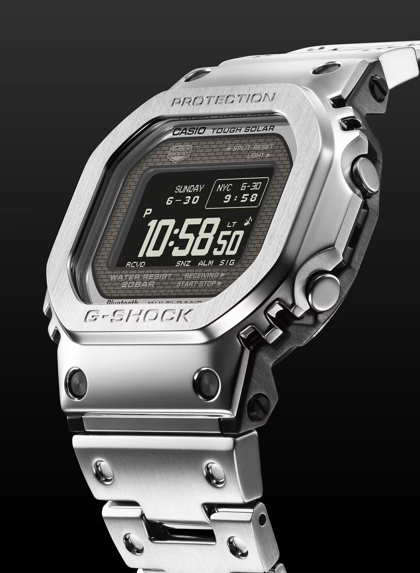 CASIO G-Shock Full Metal 5000 Series Silver | GMWBZ5000D-1