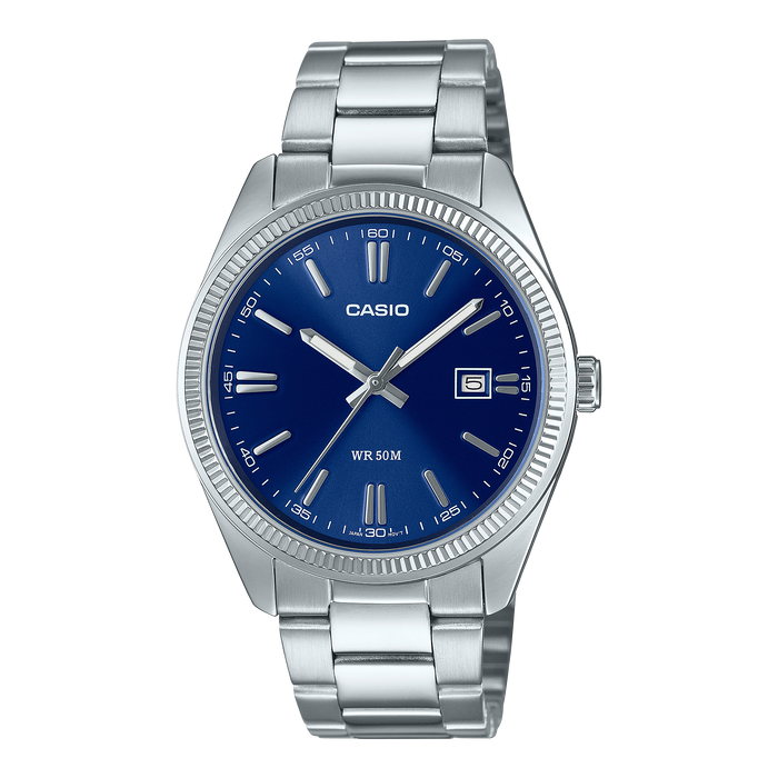 CASIO Vintage Analog Blue/Silver Stainless Steel | MTP1302D-2AVT