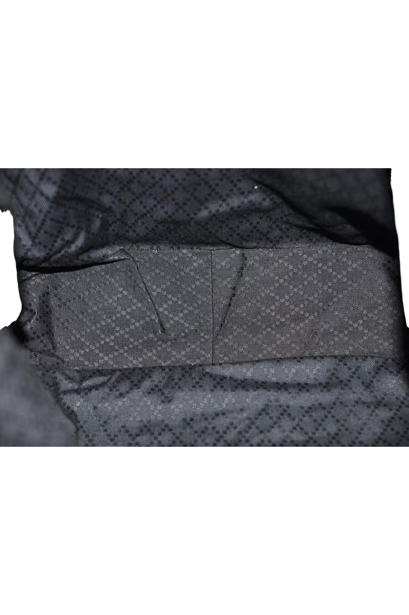 GUCCI Vintage Bamboo Shoulder Tote Bag Nylon Leather Black 7752K - Velora Luxury Fashion