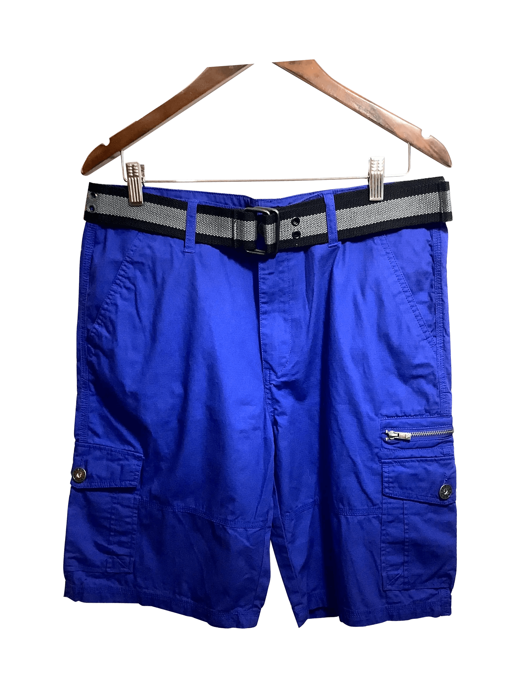 GUESS Regular fit Pant Shorts in Blue - 34 - Velora