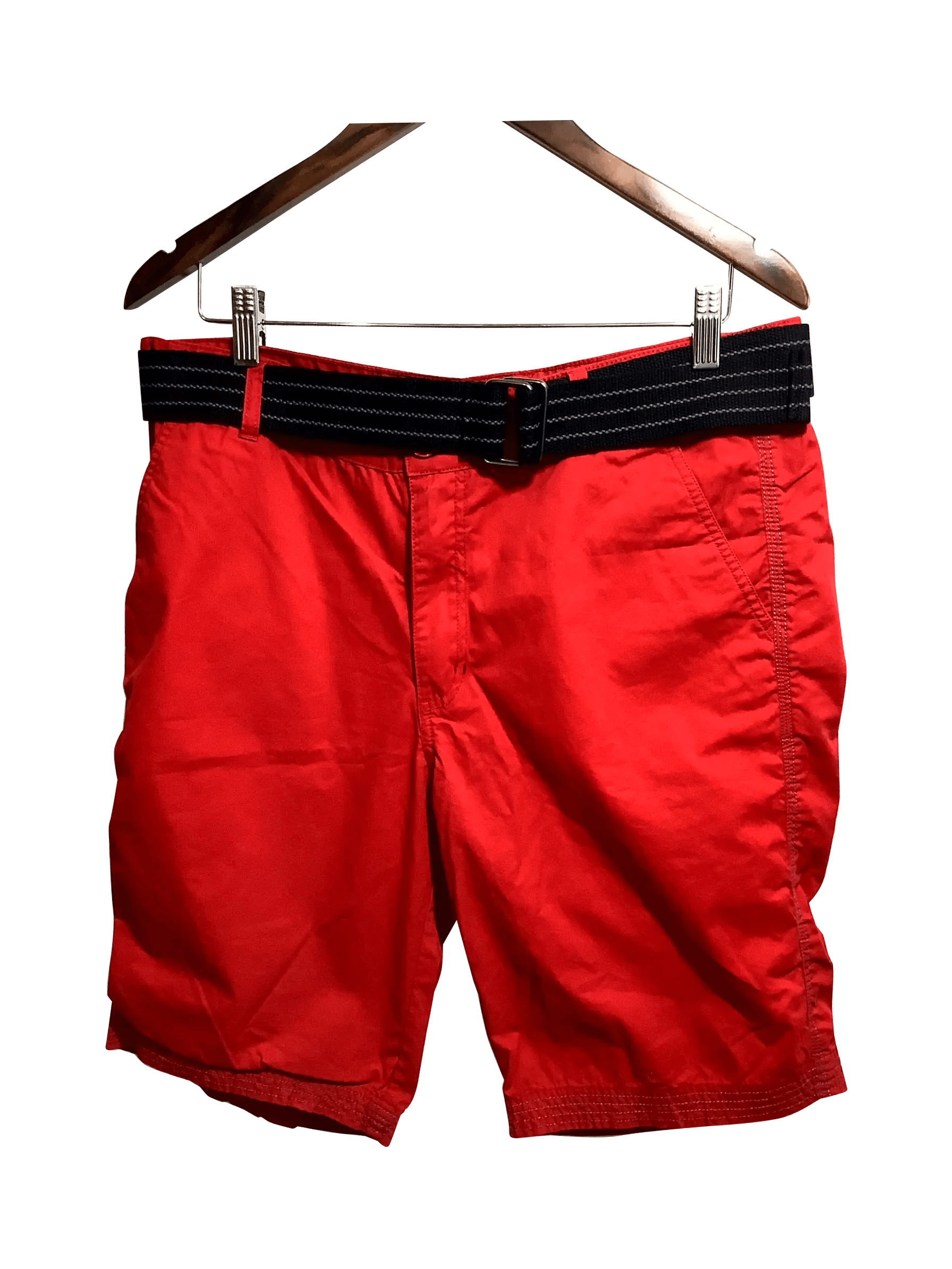GUESS Regular fit Pant Shorts in Red - 34 - Velora