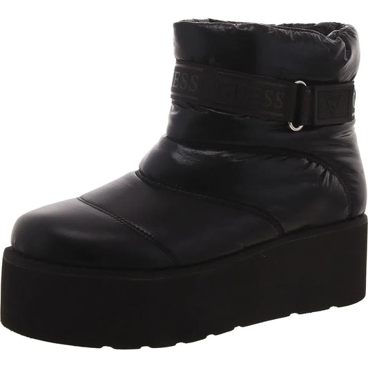 GUESS Womens JILONA Ankle Boot Black 001 10 - Velora Luxury Fashion