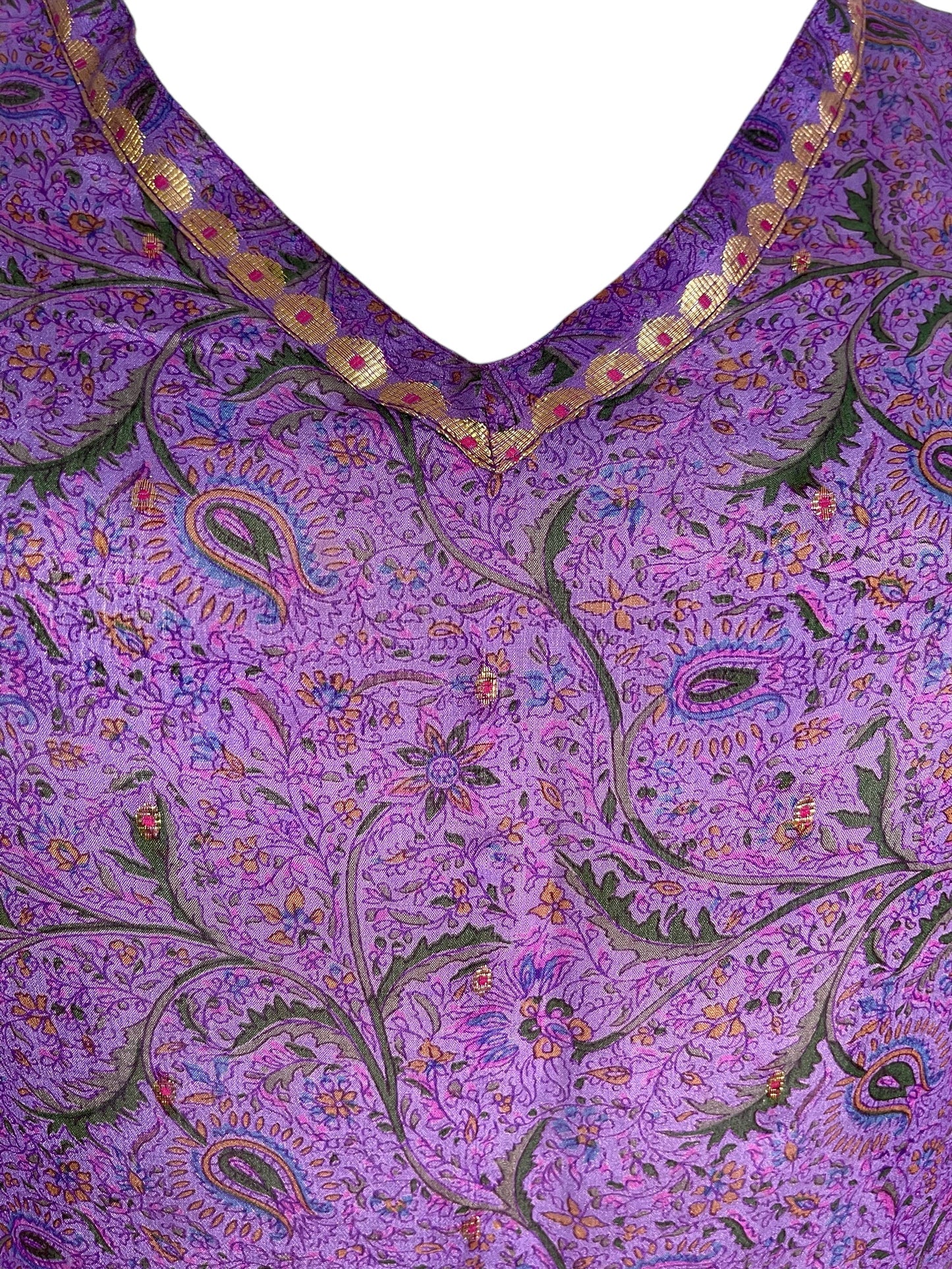 PRC6425 Avatar Pure Silk Midi Length Kaftan - Velora