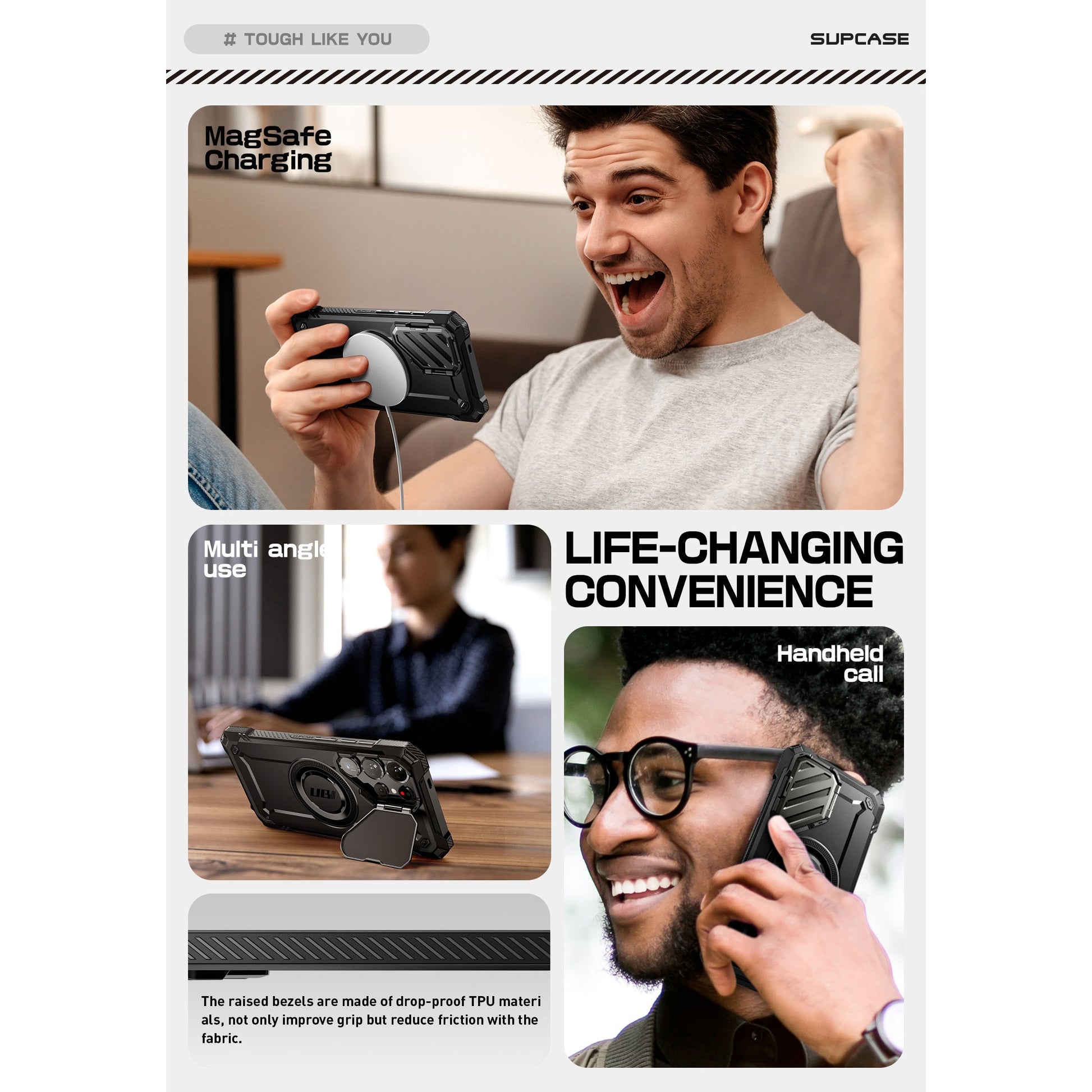 Galaxy S25 Ultra Unicorn Beetle MAG XT Bumper Case -Black - Velora Luxury Fashion