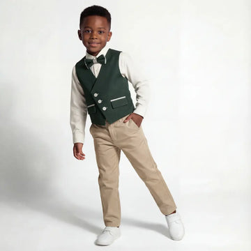 Garden Gent Formal Vest Set - Velora Luxury Fashion