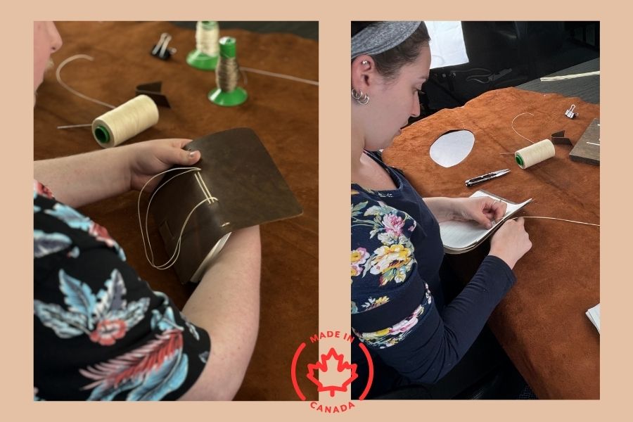 Genuine Leather Hiking Logbook - Velora Luxury Fashion