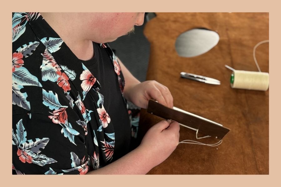 Genuine Leather Hiking Logbook - Velora Luxury Fashion