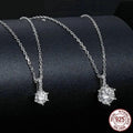Glamorous Gem 1ct Moissanite Sterling Silver Pendant Necklace - Velora Luxury Fashion