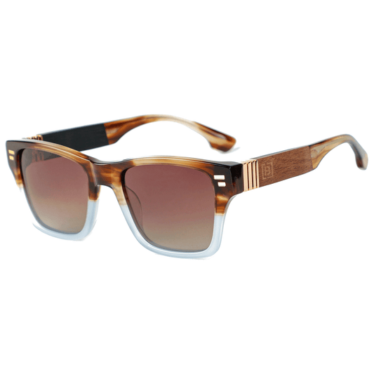Glover - Acetate & Wood Sunglasses - Velora Luxury Fashion