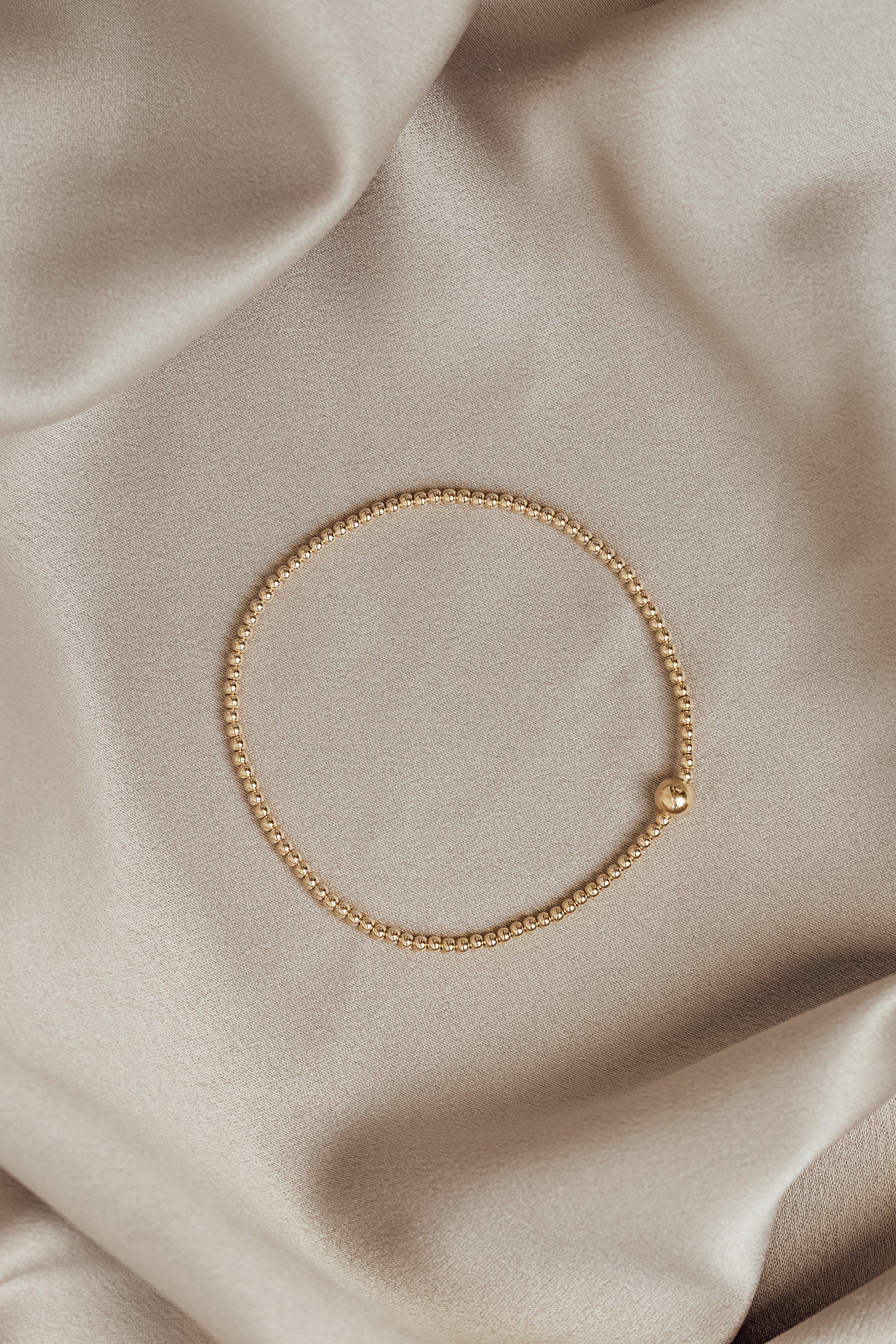 Gold Filled Dainty Stretch Bracelet - Velora Luxury Fashion