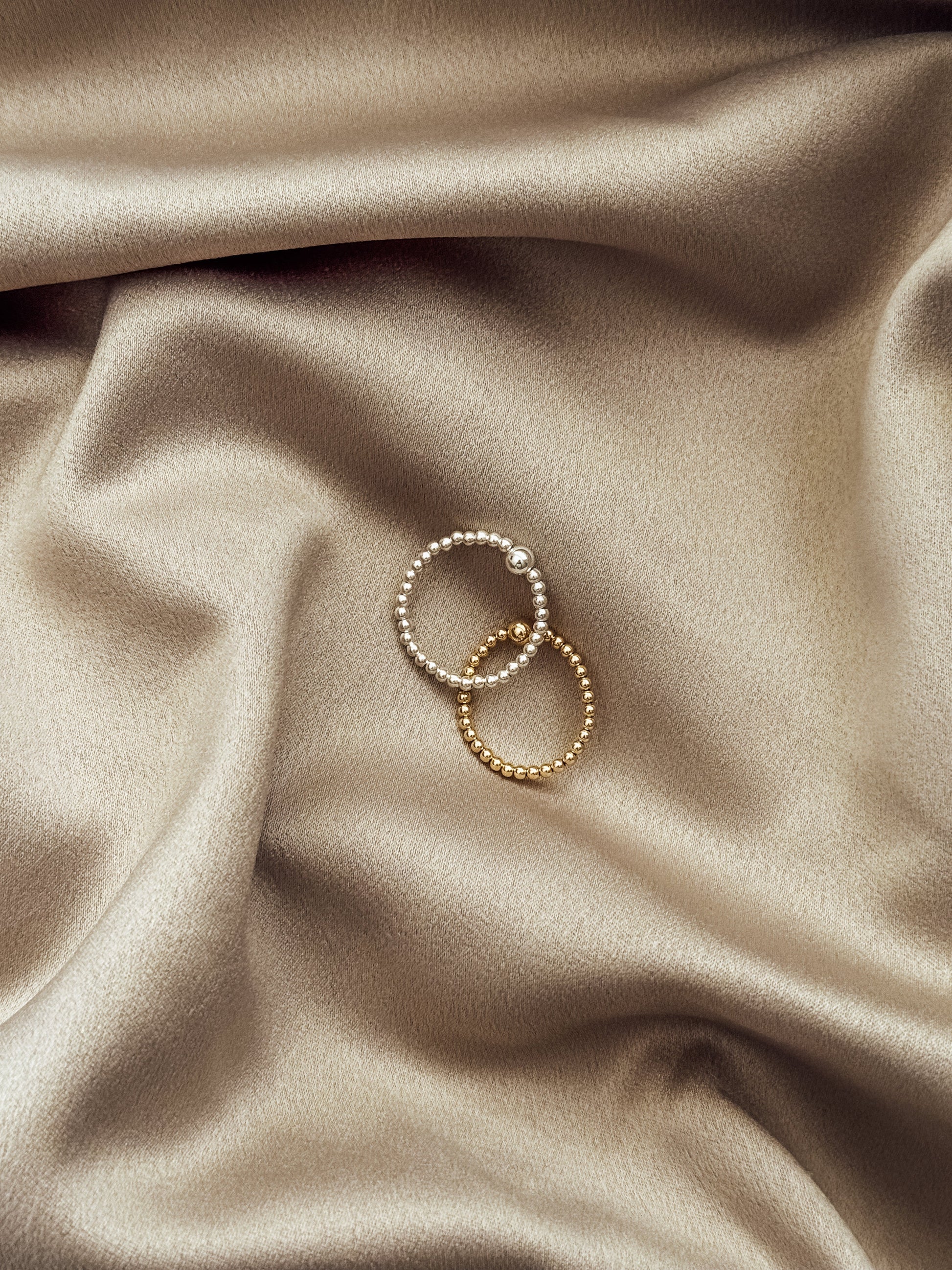 Gold Filled / Sterling Silver Stretch Ring - Velora Luxury Fashion