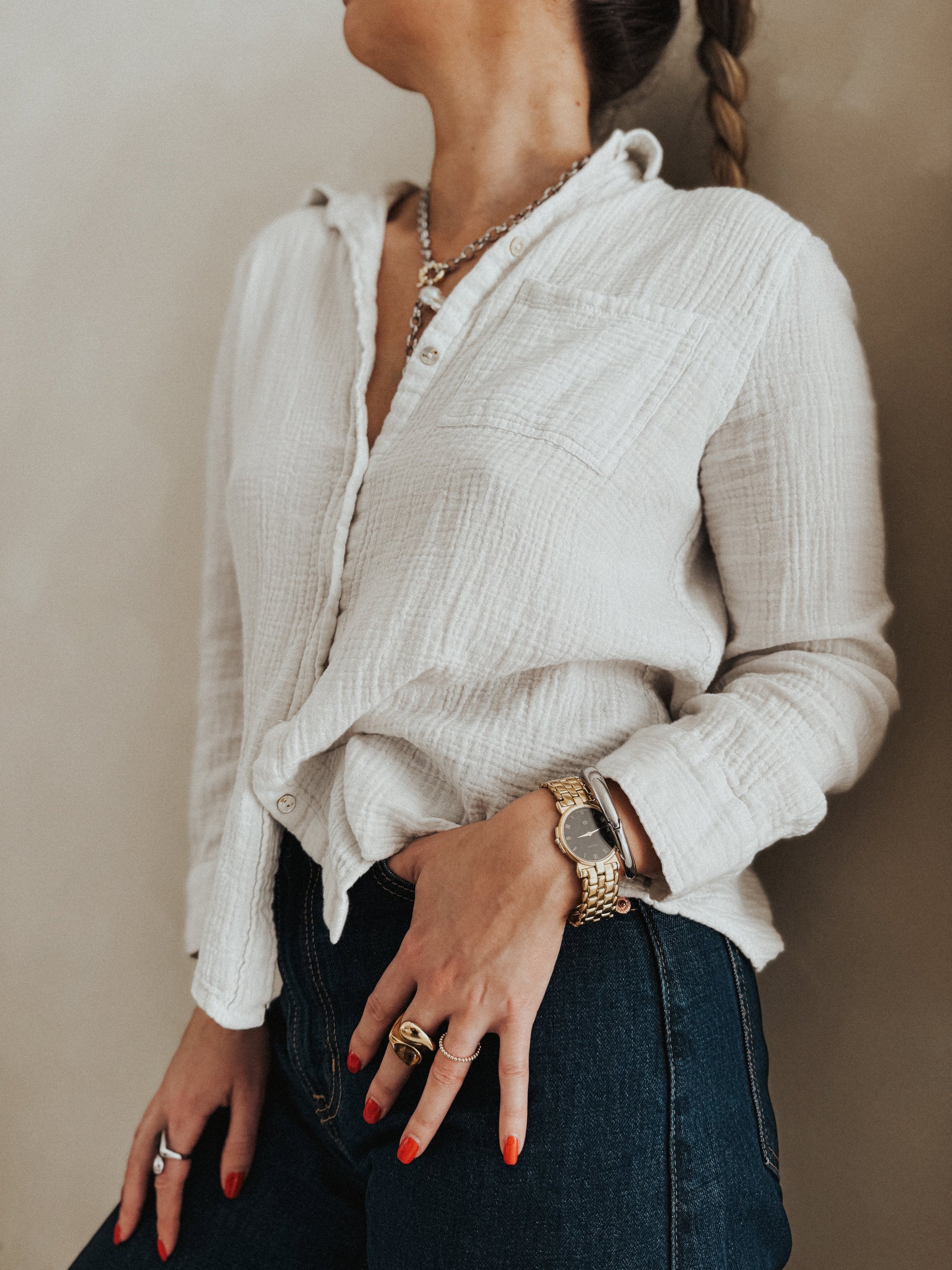 Gold Filled / Sterling Silver Stretch Ring - Velora Luxury Fashion