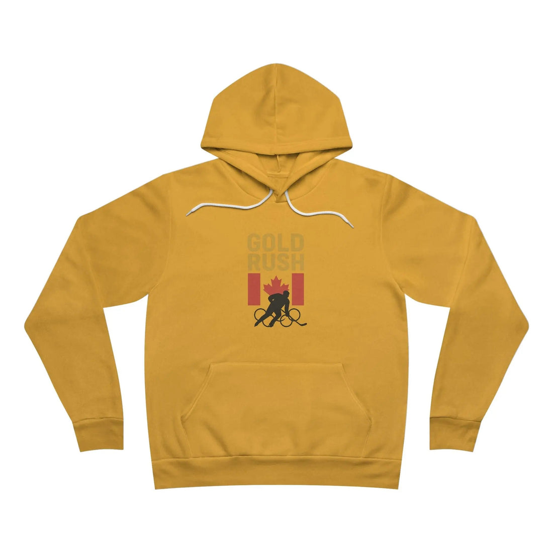 Gold Rush Canada Hockey Hoodie Mens Olympic Ice Hockey Sweatshirt Team Canada Hoodie - Velora Luxury Fashion