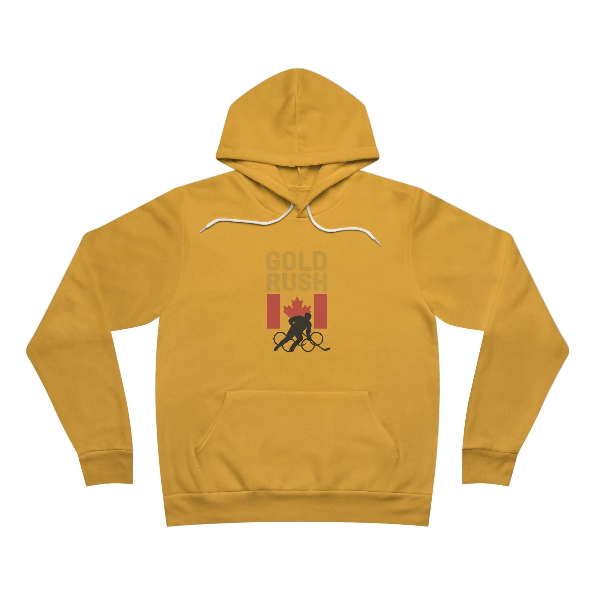 Gold Rush Canada Hockey Hoodie Mens Olympic Ice Hockey Sweatshirt Team Canada Hoodie - Velora Luxury Fashion