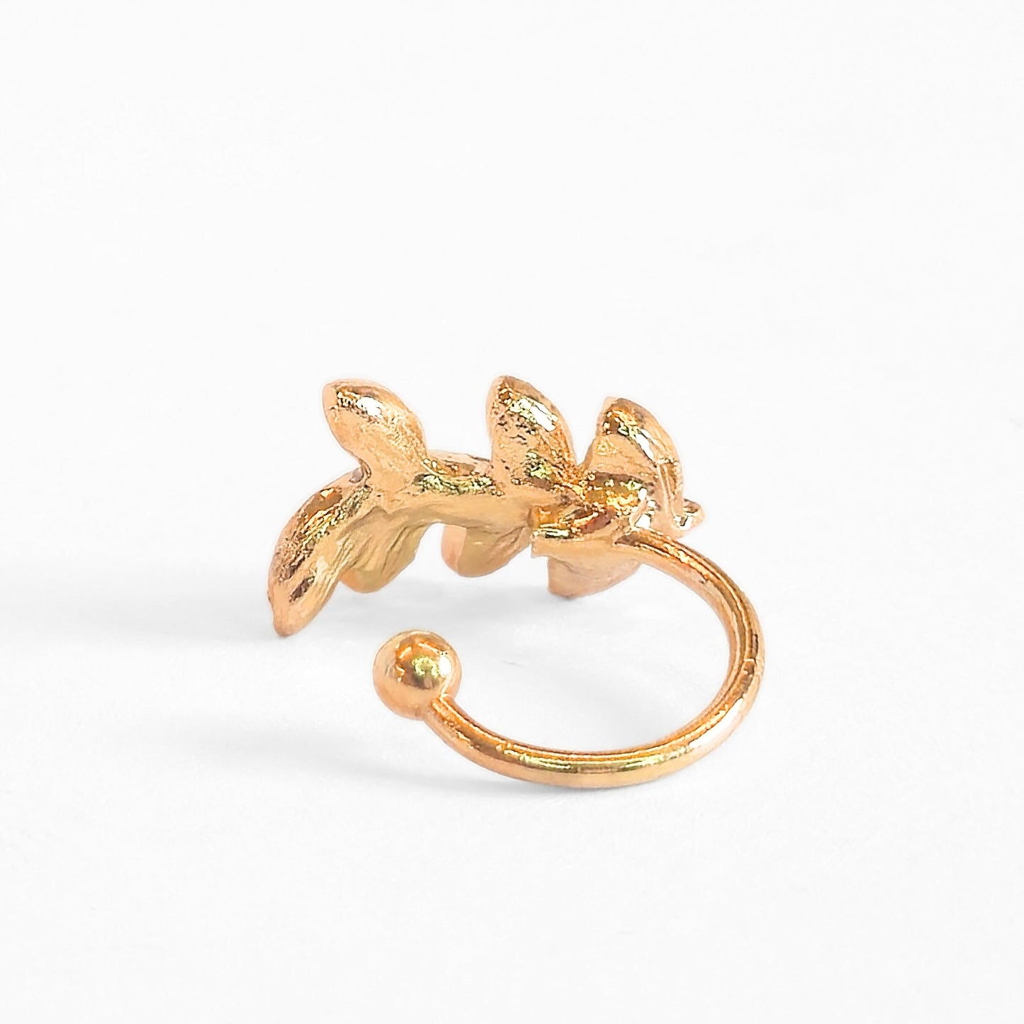 Gold Leaf Ear Cuff - Velora