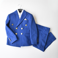 Golden Buttons Boys Suit - Velora Luxury Fashion