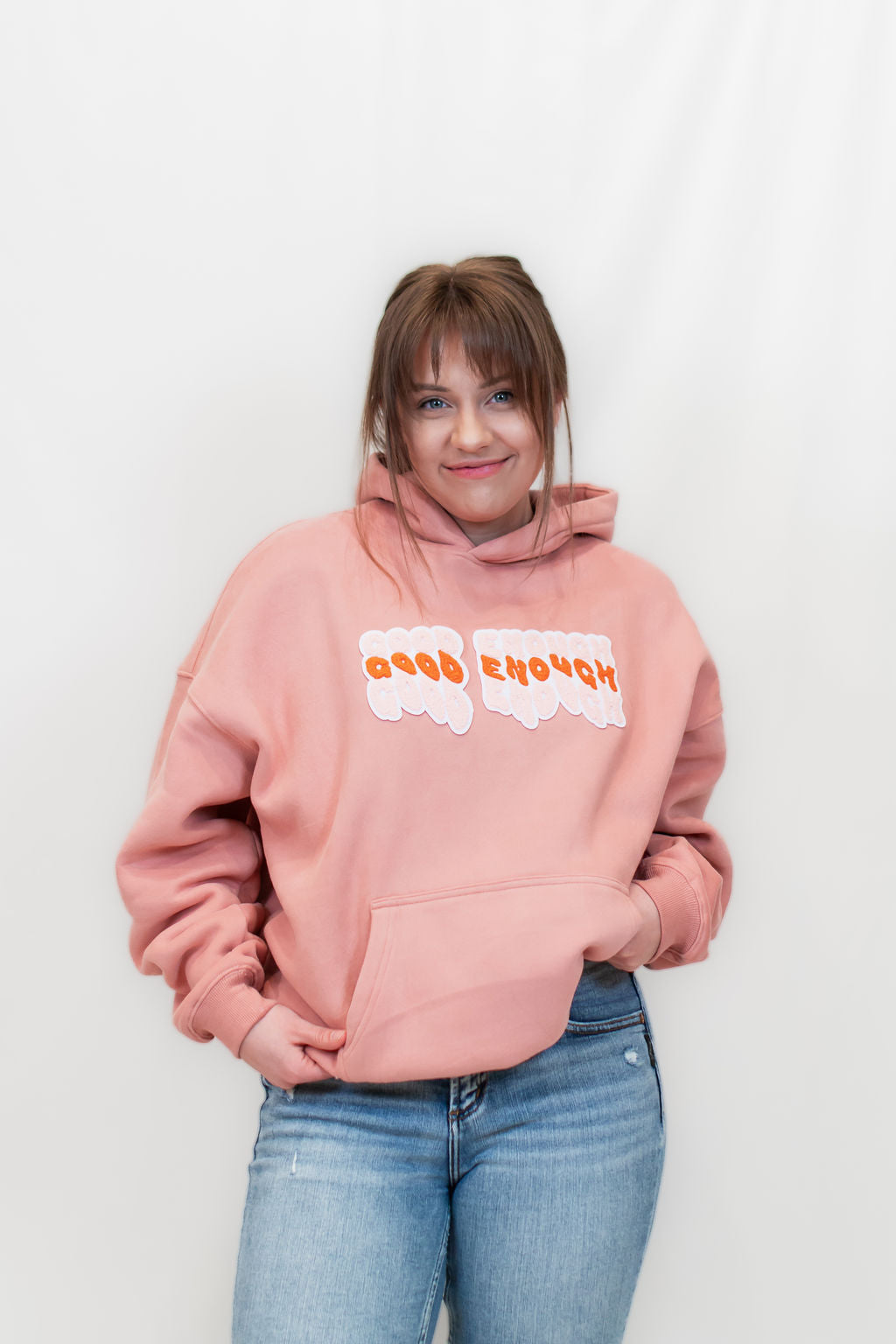 Good Enough Hoodie - All the Feels Collection - Velora Luxury Fashion