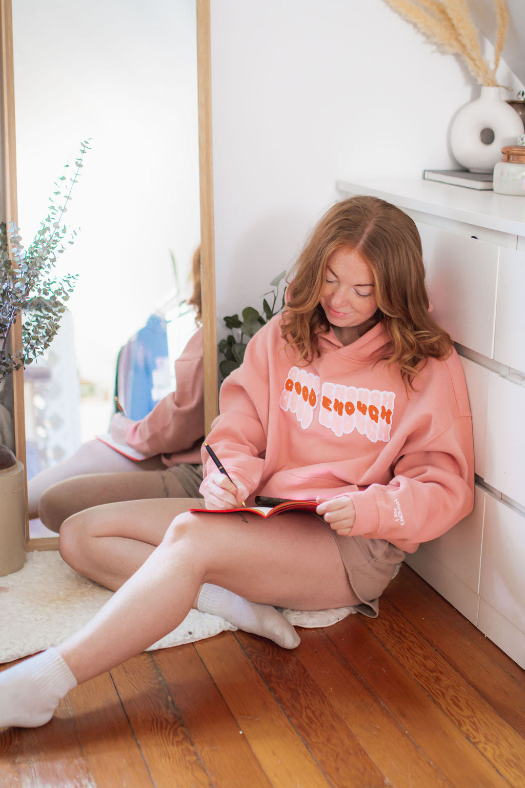 Good Enough Hoodie - All the Feels Collection - Velora Luxury Fashion