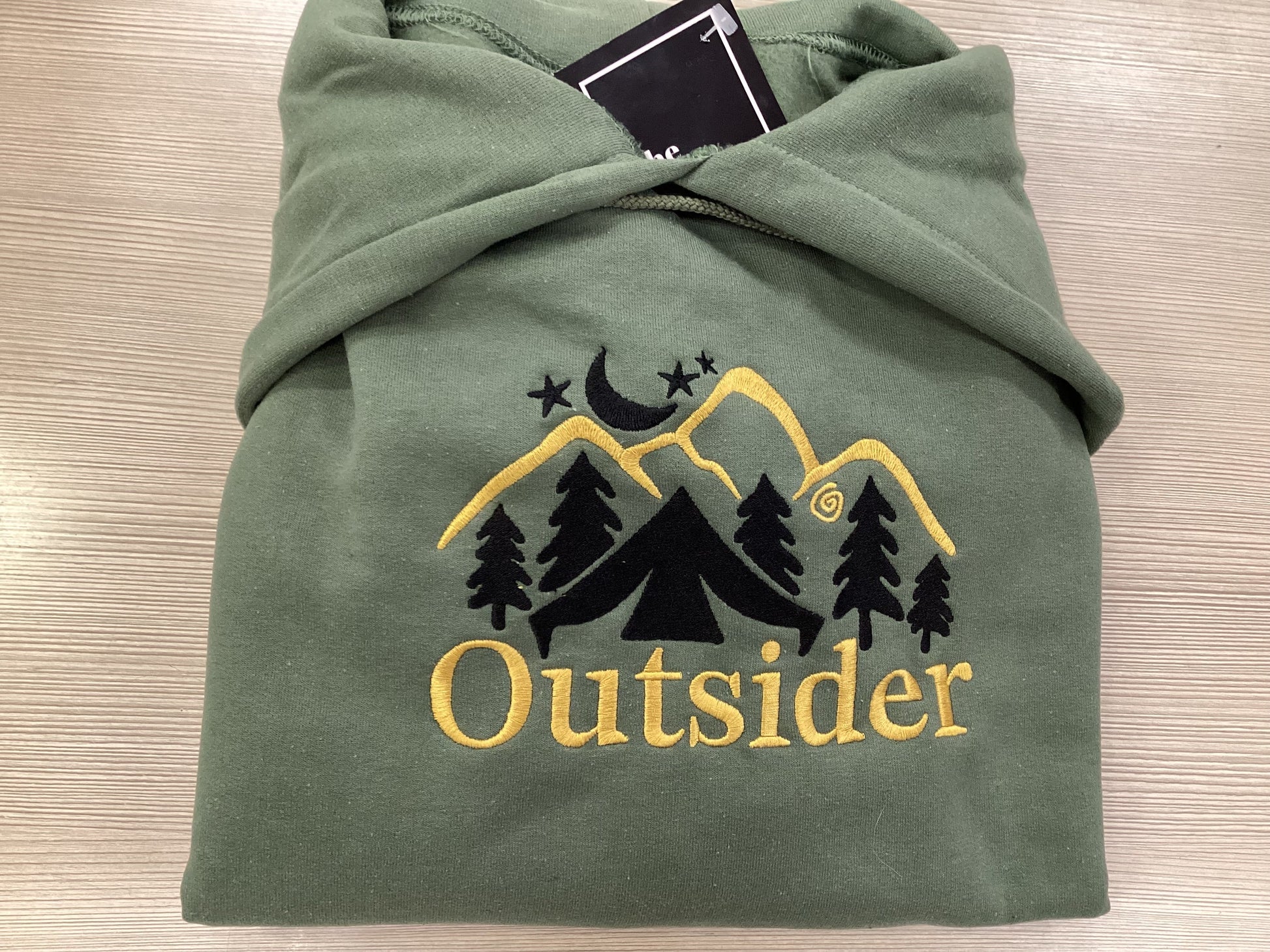 Green Outsider Camping Hoodie - Velora Luxury Fashion