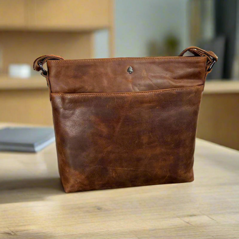 Greenwood Leather Crossbody Bag - Velora Luxury Fashion