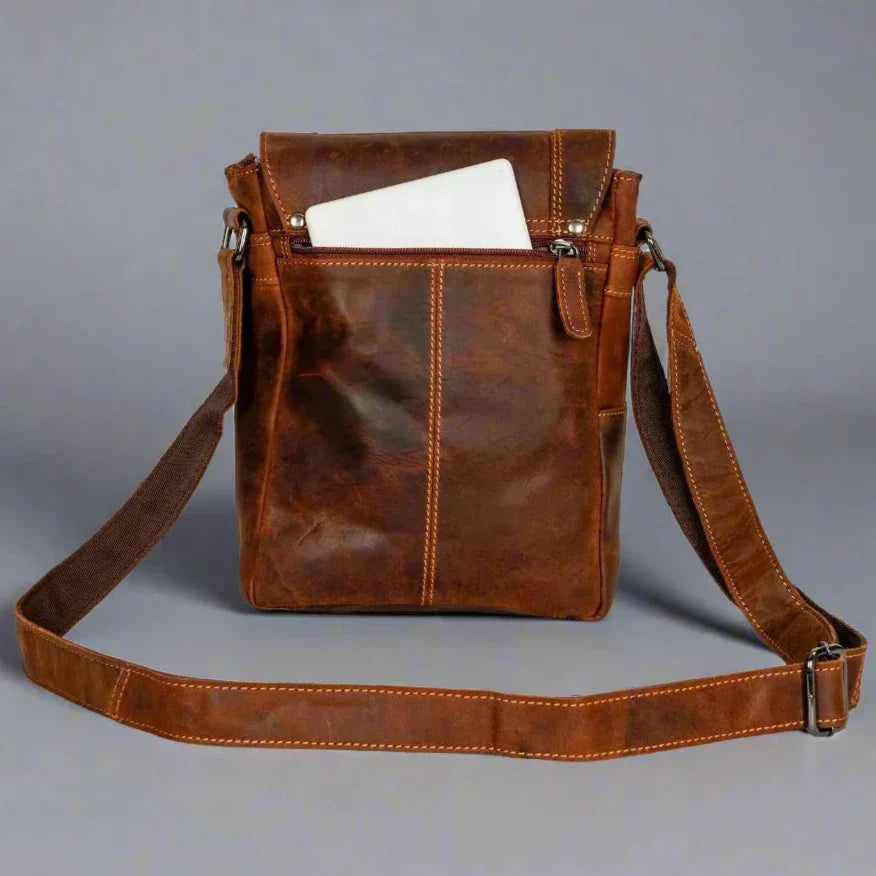 Greenwood Leather Henry Mini-Messenger Bag Boutique of Leathers/Open Road