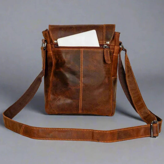 Greenwood Leather Henry Mini-Messenger Bag Boutique of Leathers/Open Road
