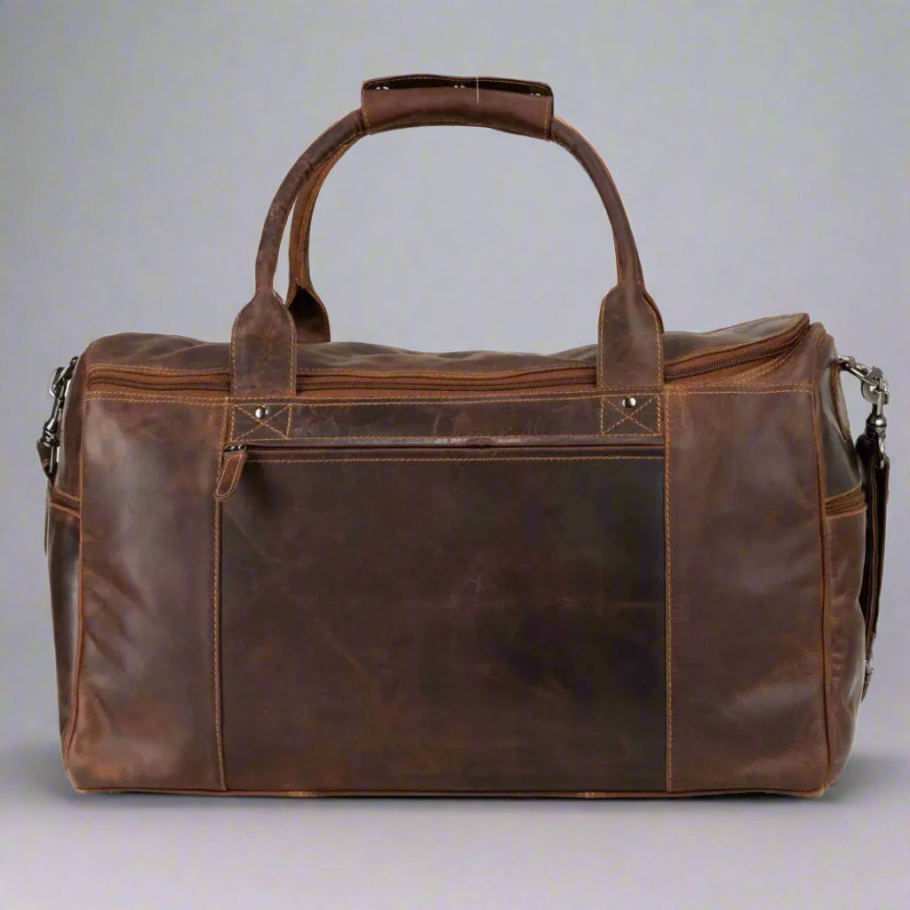 Greenwood Leather Regina Large Travel Duffle Bag - Velora Luxury Fashion