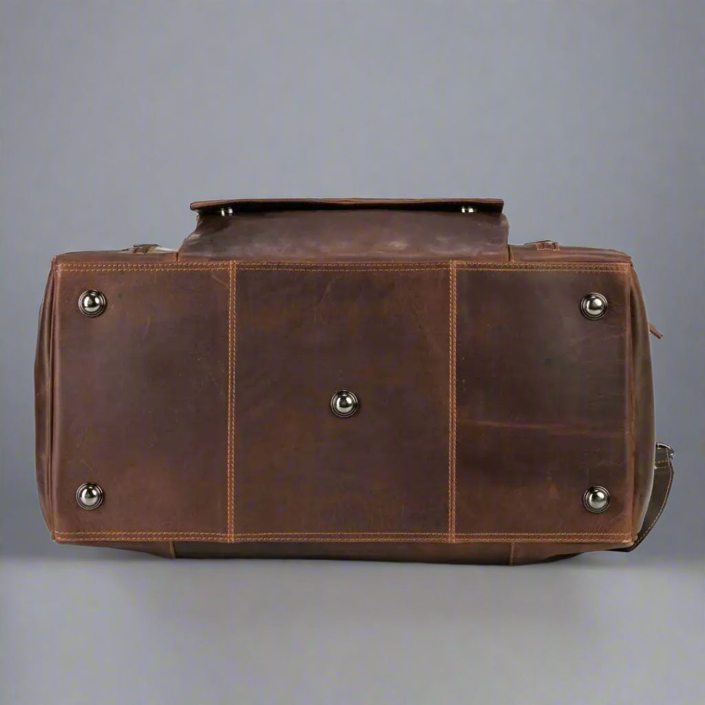 Greenwood Leather Regina Large Travel Duffle Bag - Velora Luxury Fashion