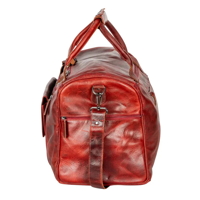 Greenwood Leather Regina Large Travel Duffle Bag - Velora Luxury Fashion