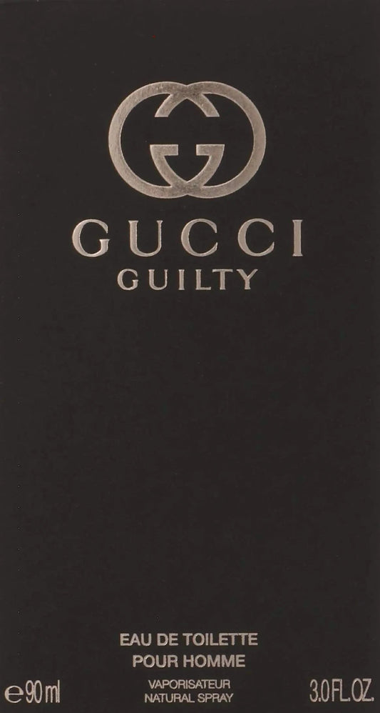 Gucci Guilty by Gucci for Men Eau de Toilette Spray 3 Fl Oz (Pack of 1) - Velora Luxury Fashion