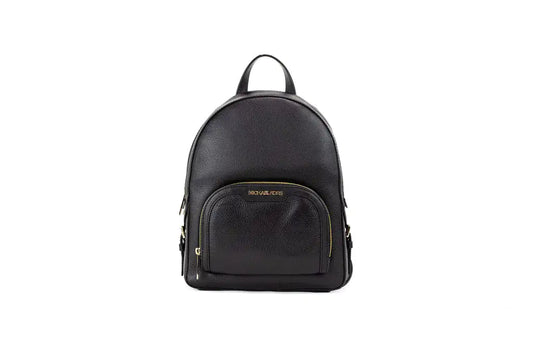 Michael Kors Jaycee Pebbled Leather Backpack Black