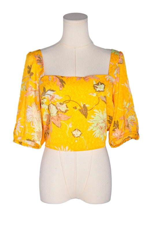 H&M Women Blouses Regular fit in Yellow - M - Velora Luxury Fashion