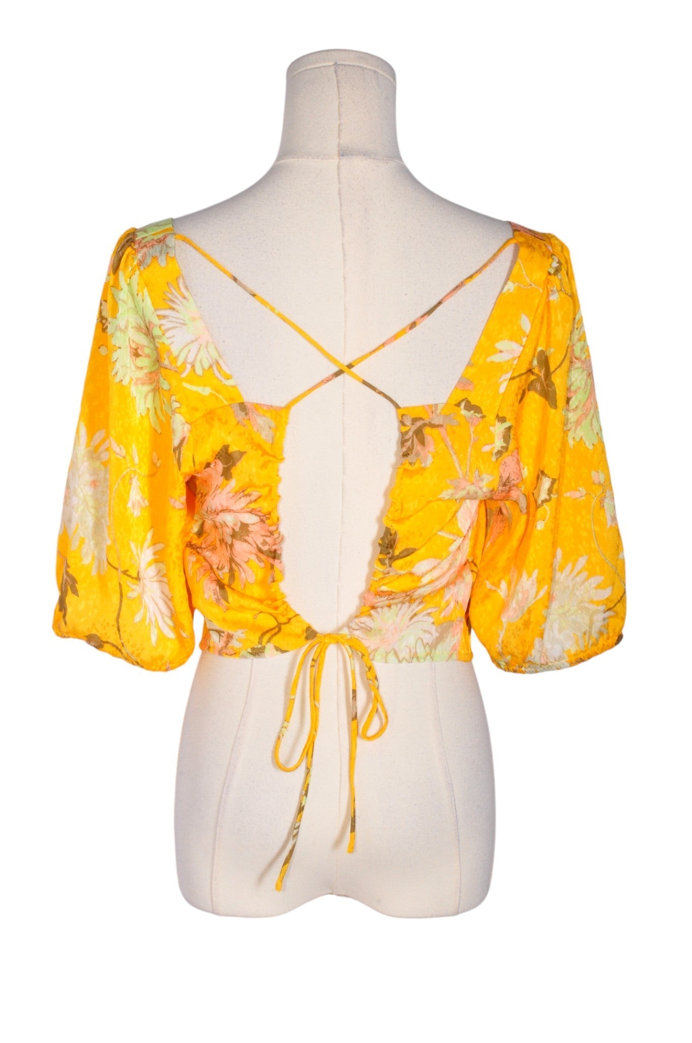 H&M Women Blouses Regular fit in Yellow - M - Velora Luxury Fashion