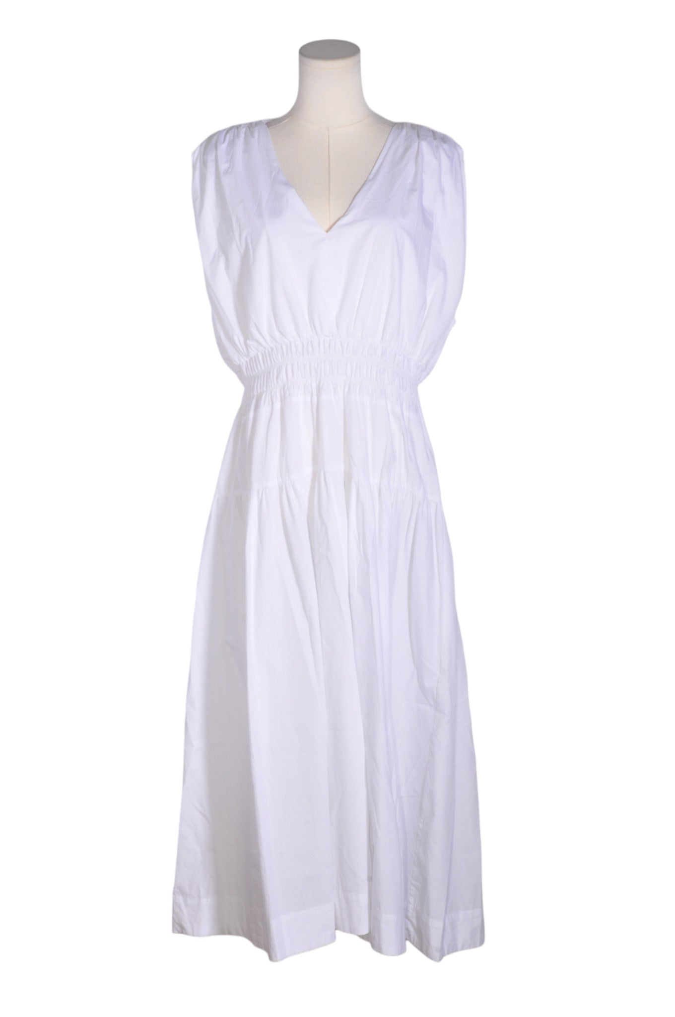 H&M Women Maxi Dresses Regular fit in White - L - Velora Luxury Fashion