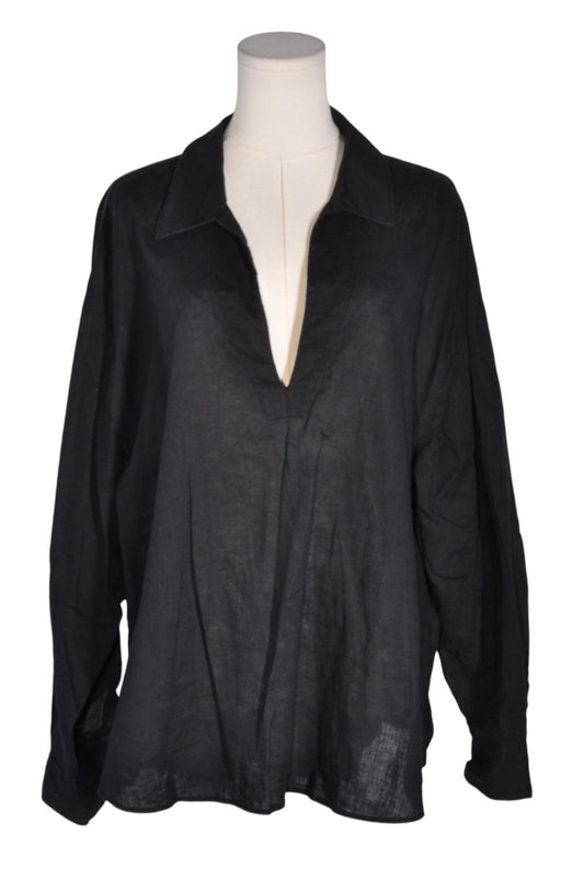 H&M Women Tunics Regular fit in Black - XL - Velora Luxury Fashion