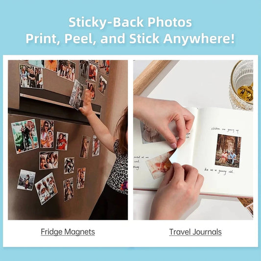 HPRT MT53 Portable Mini Photo Printer Cheap Pocket Travel Bluetooth Printer for Iphone Android Dropshipping Wholesale - Velora