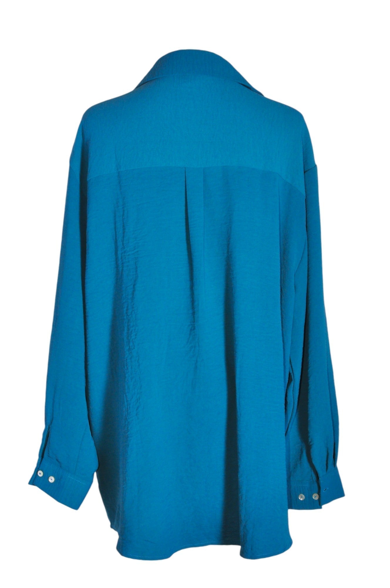 HAVER Women Button Down Tops Regular fit in Blue - XL - Velora Luxury Fashion