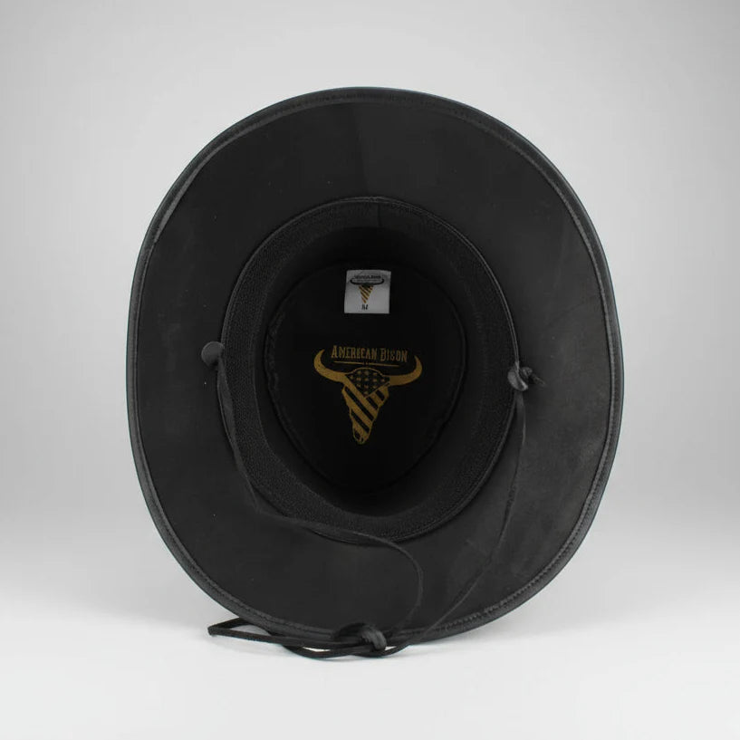 Shapeable Cowboy Hat with 12 Gauge Bullet Slice & Embellishments - Velora Luxury Fashion