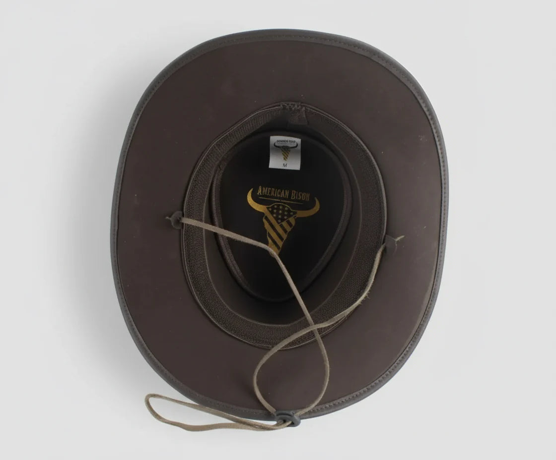 Shapeable Cowboy Hat with 12 Gauge Bullet Slice & Embellishments - Velora Luxury Fashion