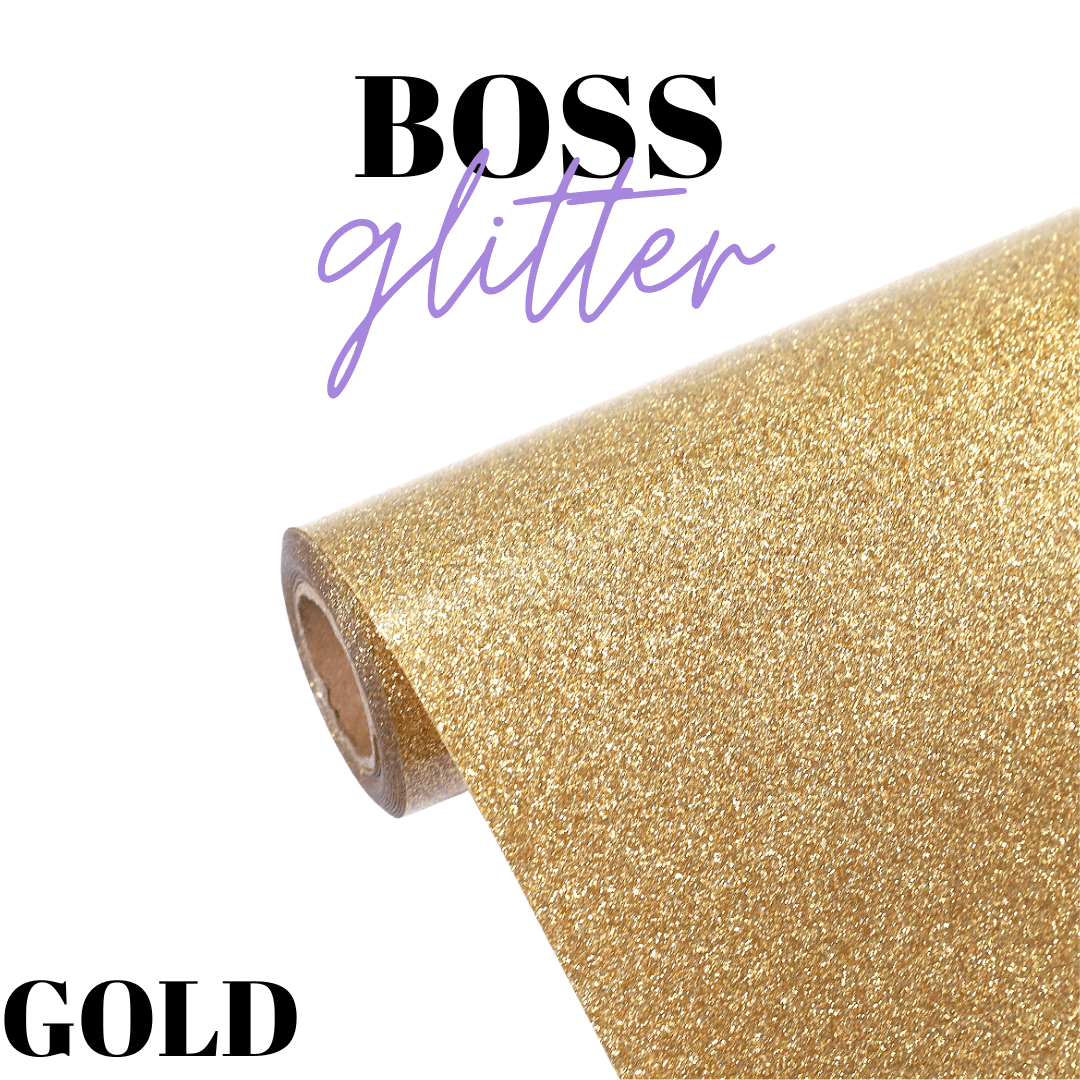 HTV - BossGlitter - Gold - Velora Luxury Fashion