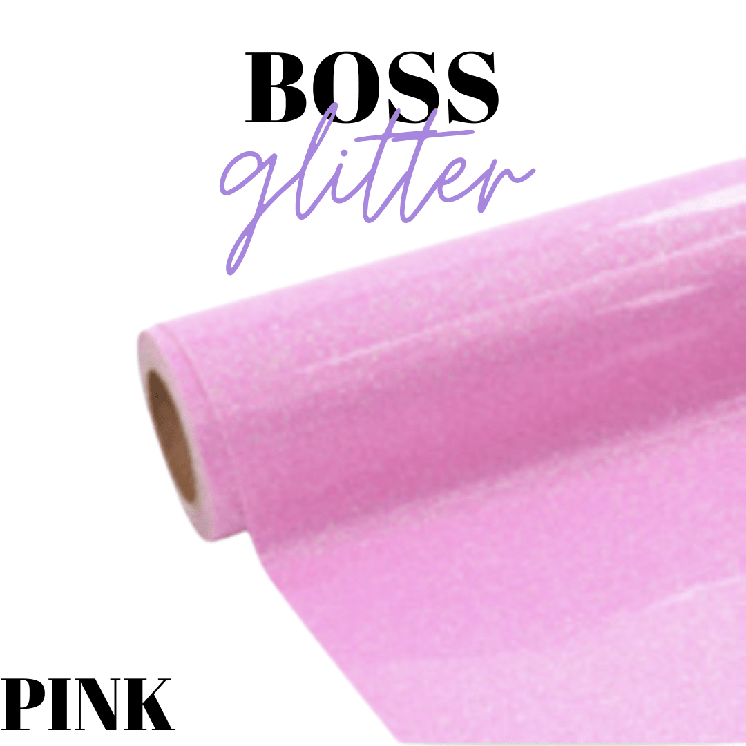 HTV - BossGlitter - PINK - Velora Luxury Fashion
