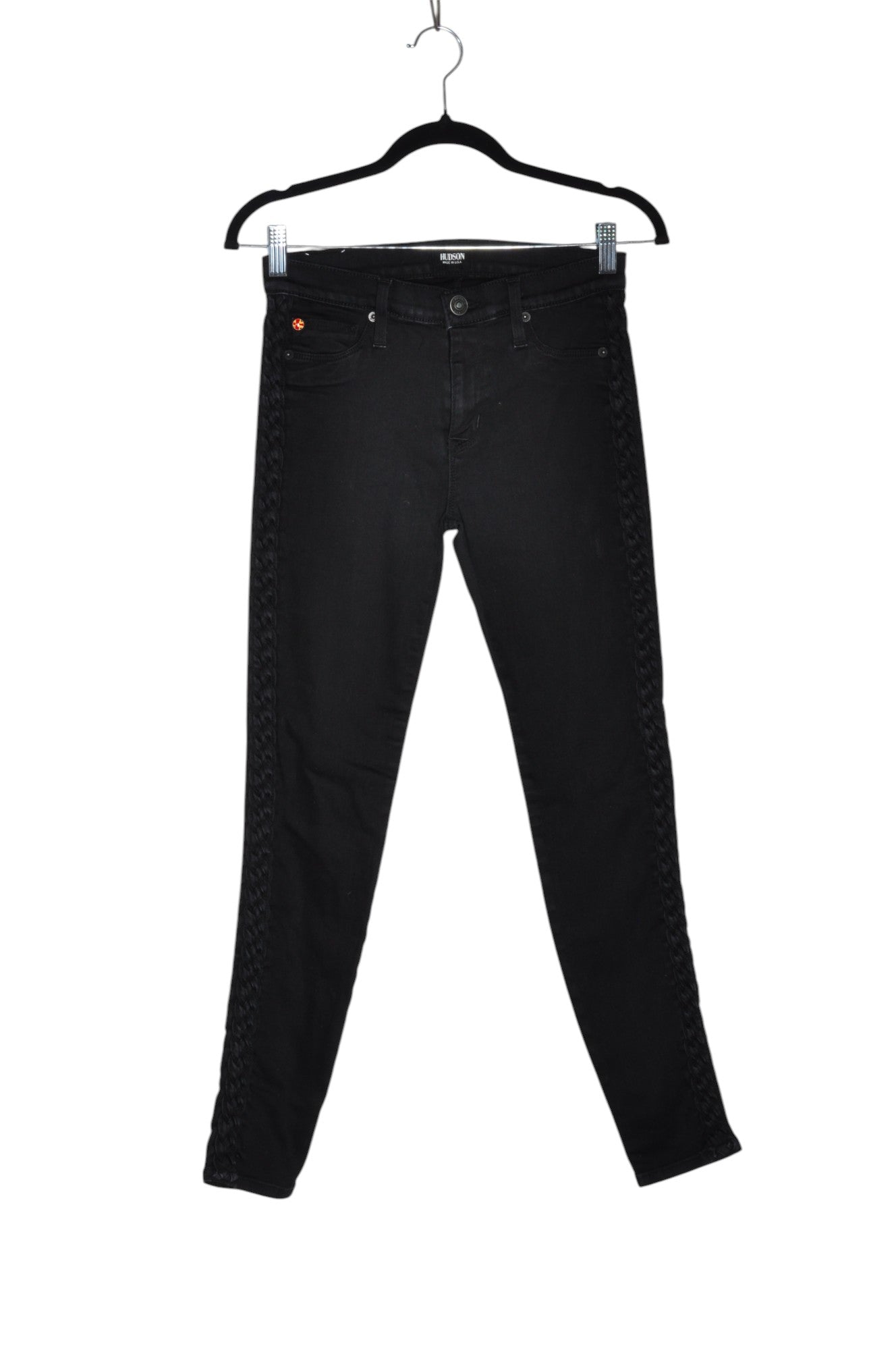 HUDSON Women Skinny Jeans Regular fit in Black - 26 - Velora Luxury Fashion