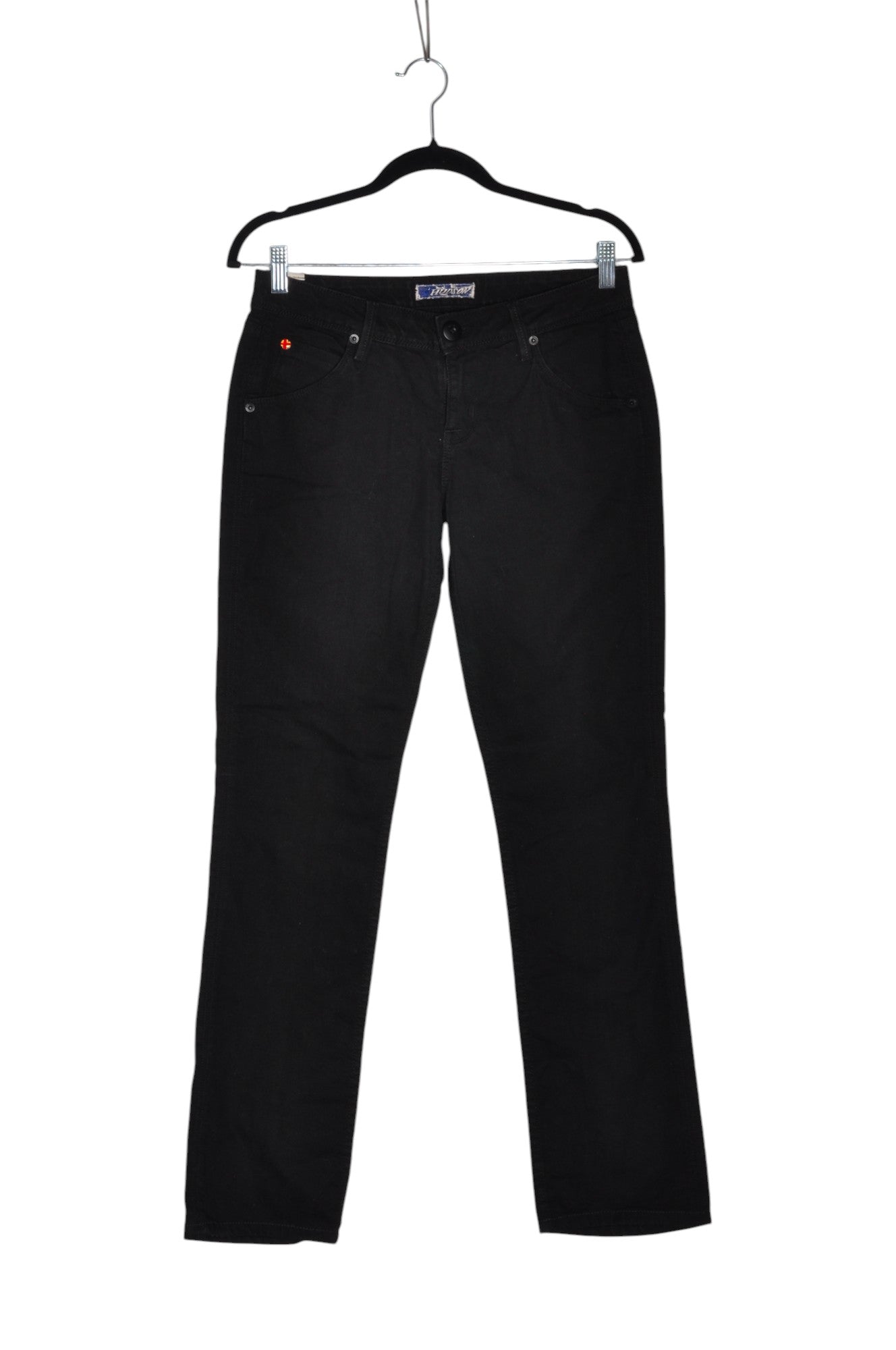 HUDSON Women Straight-Legged Jeans Regular fit in Black - 28 - Velora Luxury Fashion